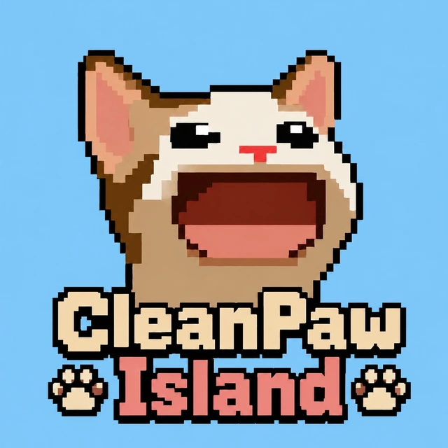 CleanPaw Island logo