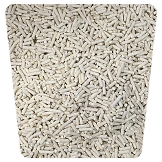 Natural colored cat litter granules
