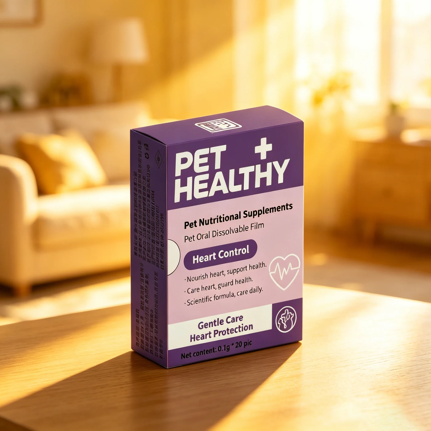 Heart Control Oral Film private-label product box