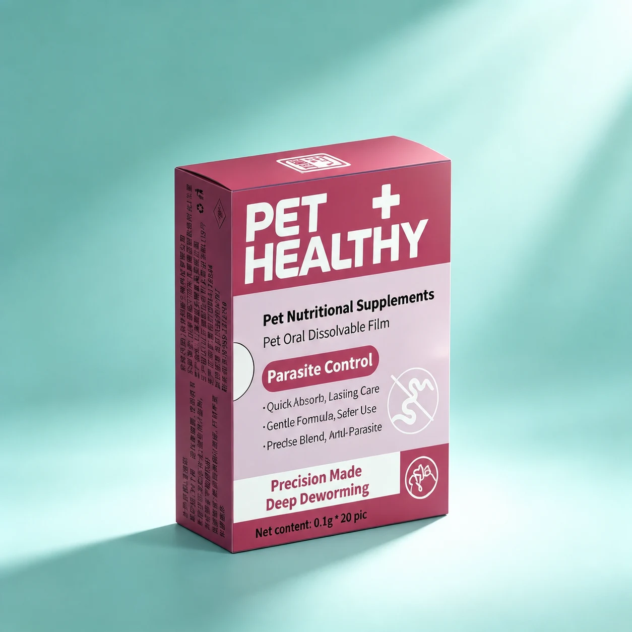 Parasite Control Oral Film private-label product box
